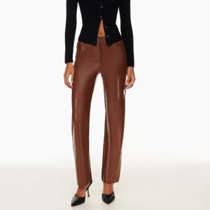 Aritizia Wilfred The Melina Pant in cognac